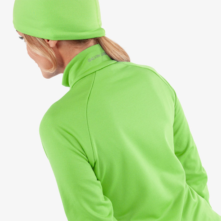 Dolly is a Insulating golf mid layer for Women in the color Fresh Green(5)