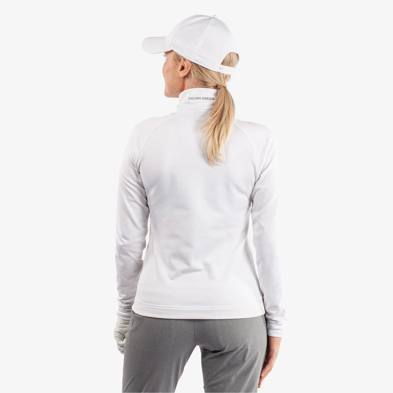 Dolly is a Insulating golf mid layer for Women in the color White(4)