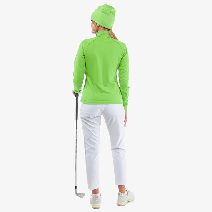 Dolly is a Insulating golf mid layer for Women in the color Fresh Green(6)