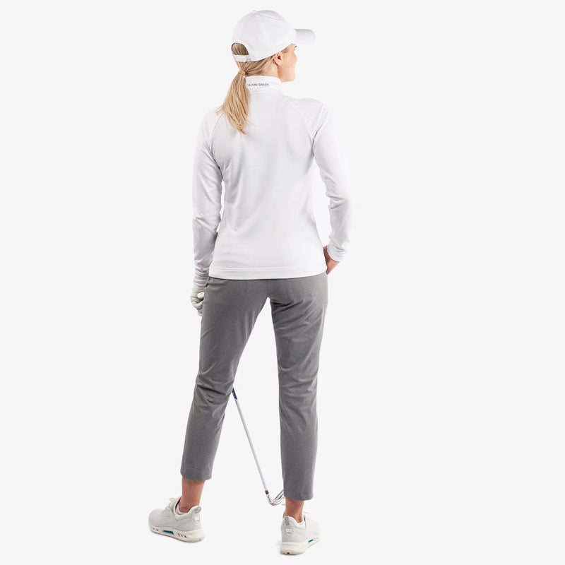 Dolly is a Insulating golf mid layer for Women in the color White(6)