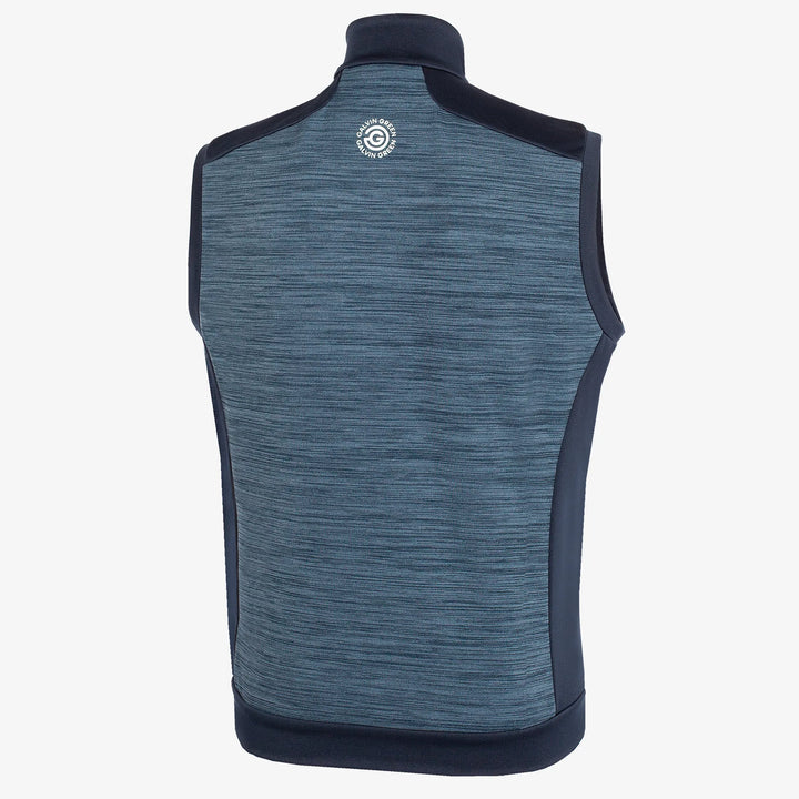 Dolph is a Insulating golf vest for Men in the color Moonlight Blue/Navy(7)