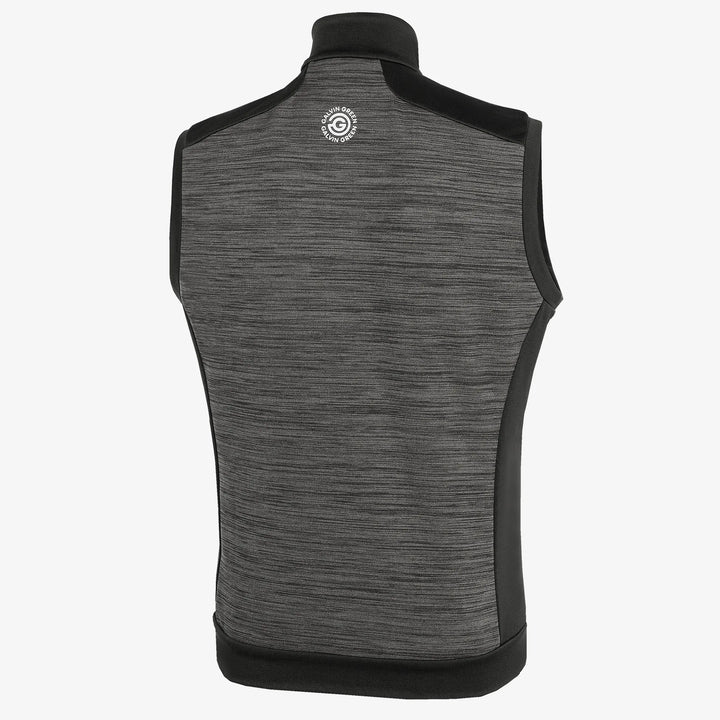 Dolph is a Insulating golf vest for Men in the color Forged Iron/Black (2)