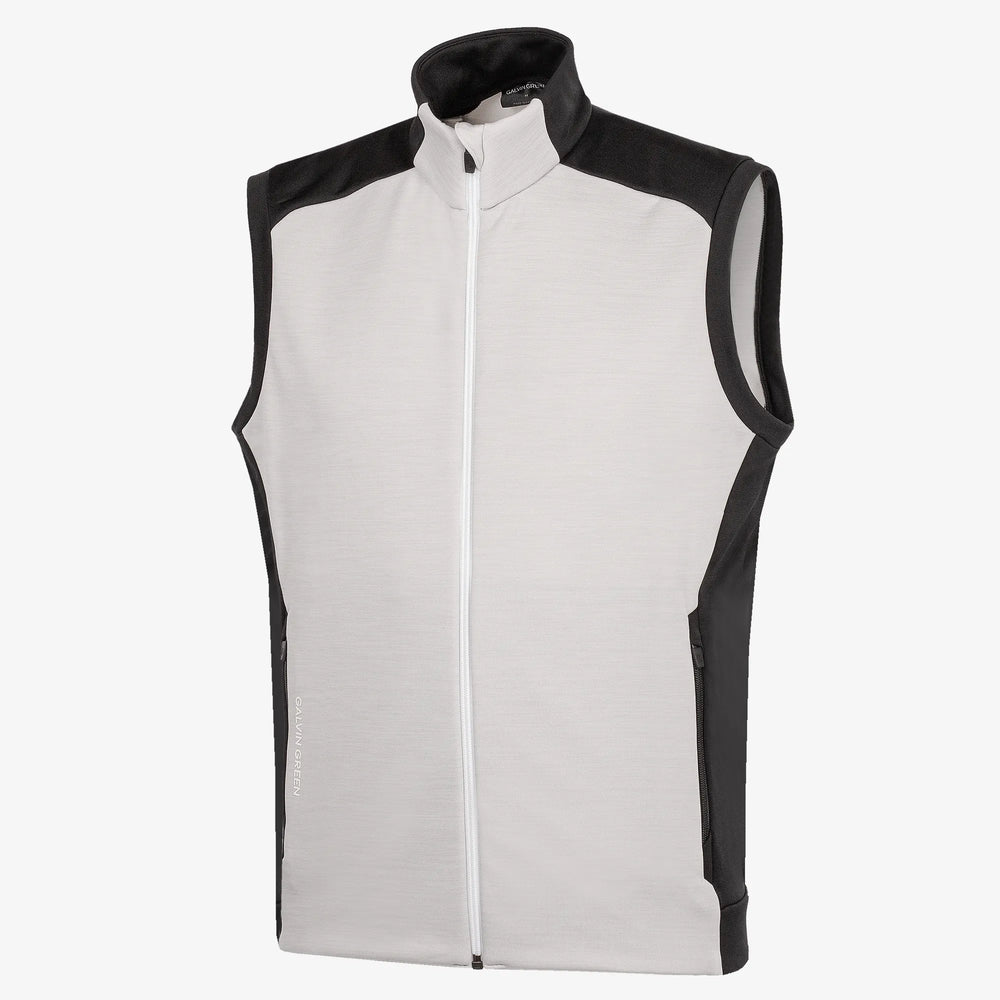 Dolph is a Insulating golf vest for Men in the color Cool Grey/Black(0)