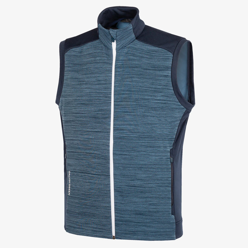 Dolph is a Insulating golf vest for Men in the color Moonlight Blue/Navy(0)