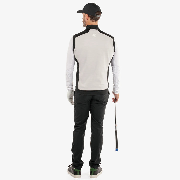 Dolph is a Insulating golf vest for Men in the color Cool Grey/Black(7)