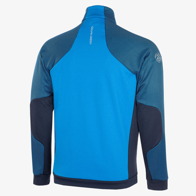 Donald is a Insulating golf mid layer for Men in the color Blue/Navy/White(9)