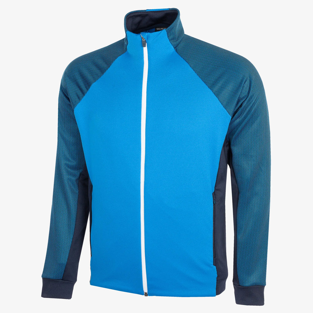 Donald is a Insulating golf mid layer for Men in the color Blue/Navy/White(0)