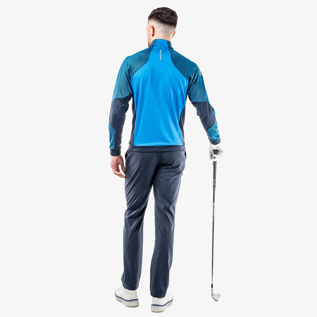 Donald is a Insulating golf mid layer for Men in the color Blue/Navy/White(8)