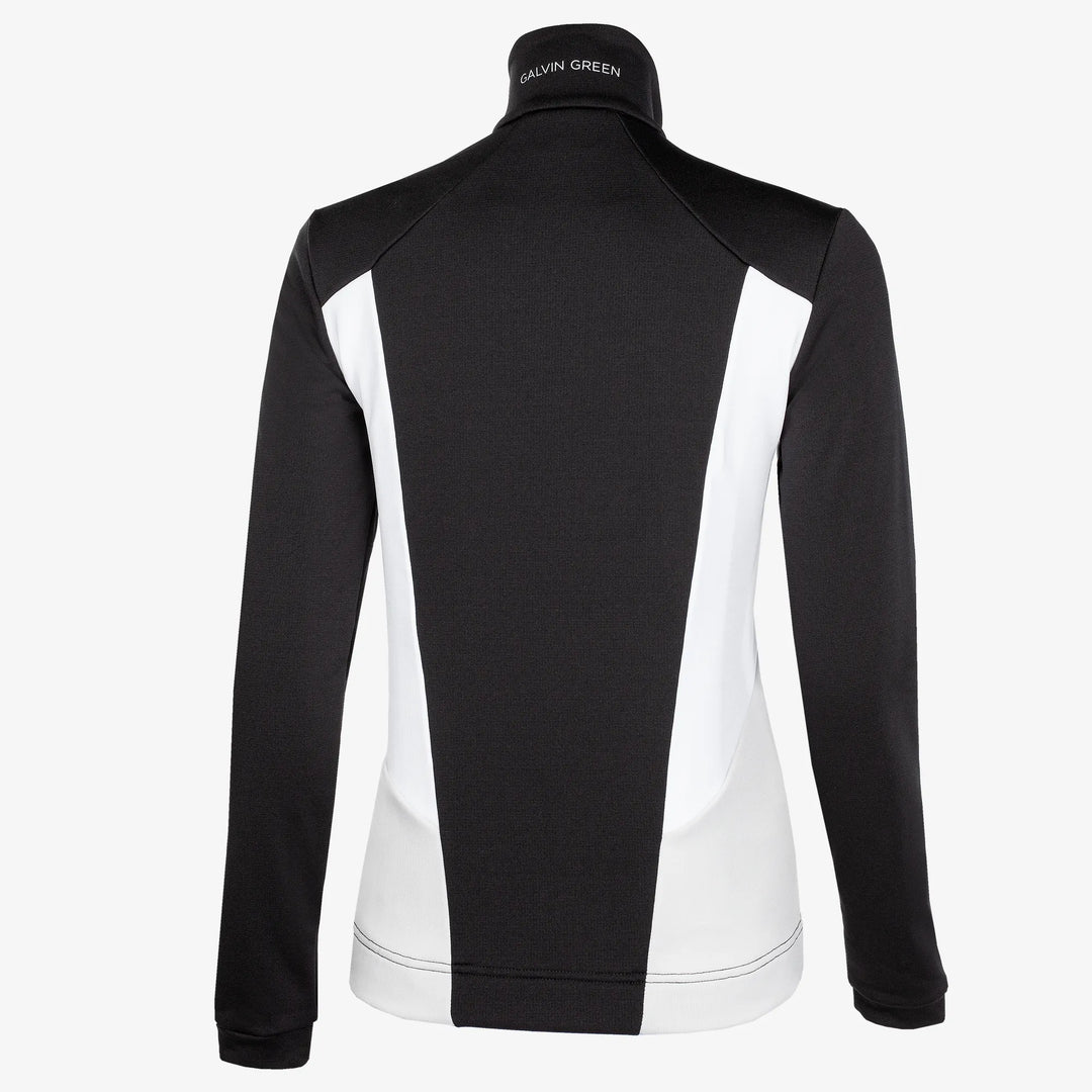 Donella is a Insulating golf mid layer for Women in the color Black/White/Cool Grey(10)