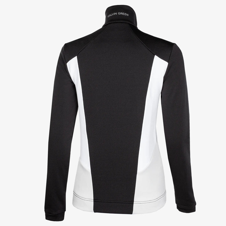 Donella is a Insulating golf mid layer for Women in the color Black/White/Cool Grey(10)