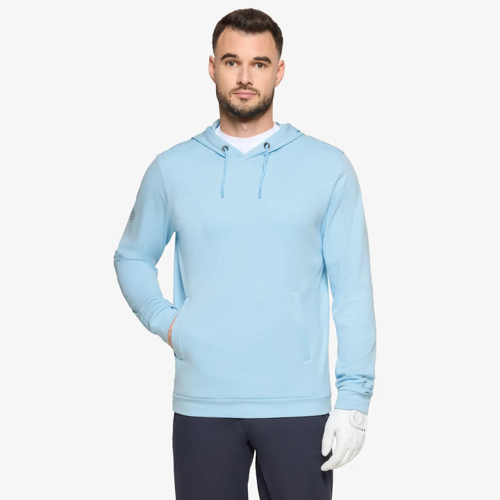 Donnie is a Insulating golf sweatshirt for Men in the color Crystal Blue(1)