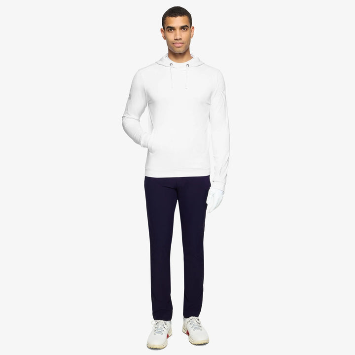 Donnie is a Insulating golf sweatshirt for Men in the color White(2)