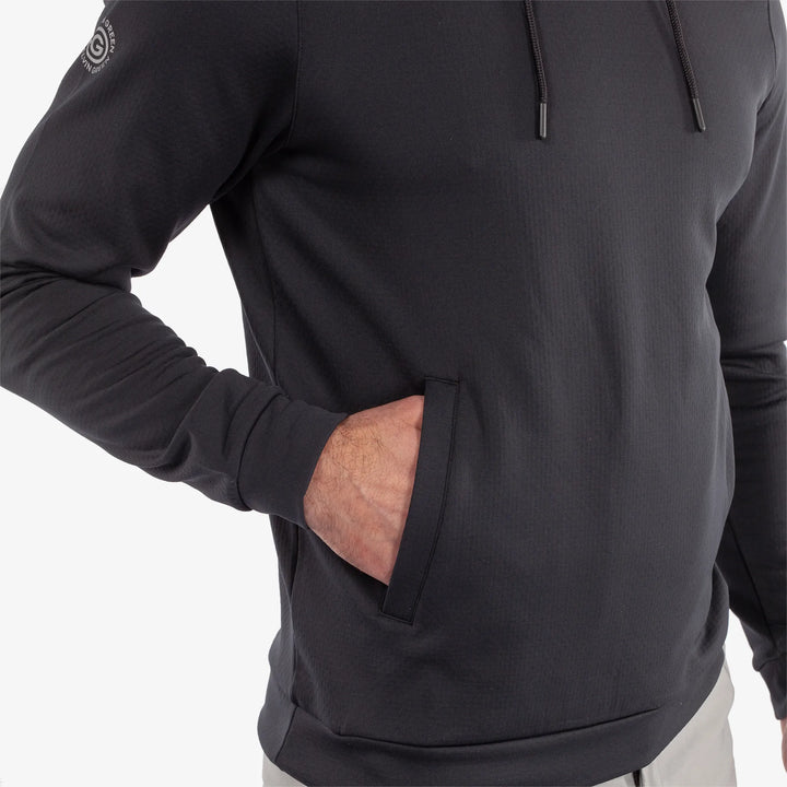 Donnie is a Insulating golf sweatshirt for Men in the color Black(4)