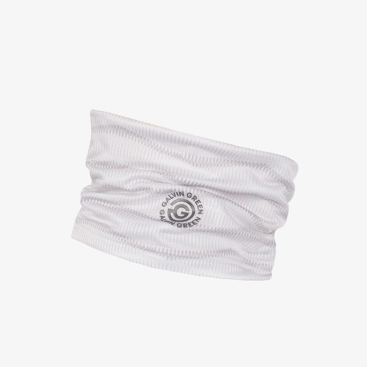 Donovan is a Insulating golf neck warmer in the color White/Cool Grey(1)