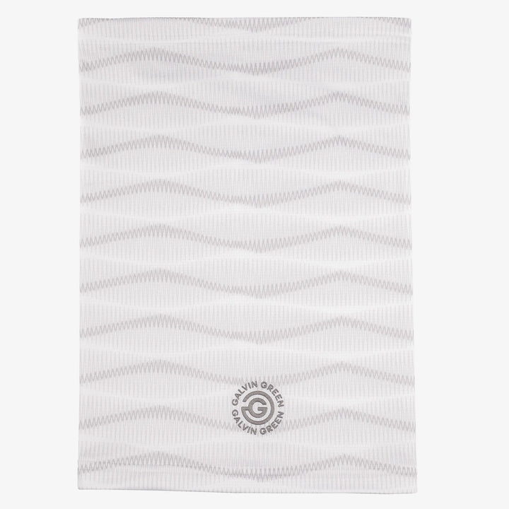 Donovan is a Insulating golf neck warmer in the color White/Cool Grey(4)