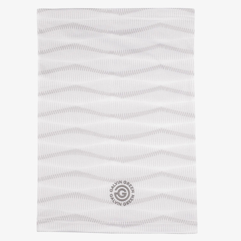 Donovan is a Insulating golf neck warmer in the color White/Cool Grey(4)