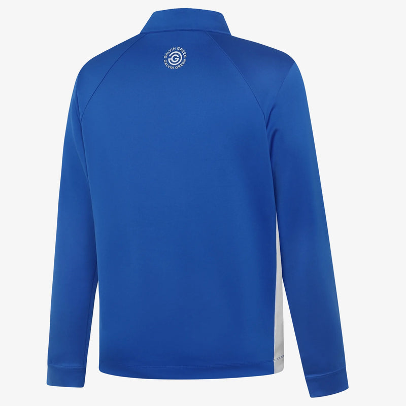 Don TOUR is a Insulating golf mid layer for Men in the color Royal Blue/White(2)