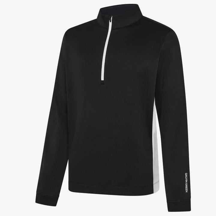 Don is a Insulating golf mid layer for Men in the color Black/White(0)