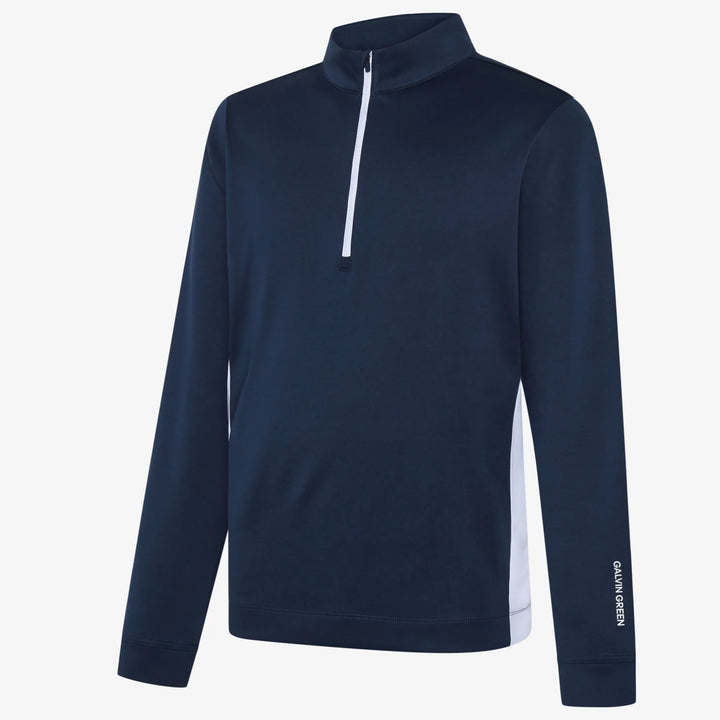 Don is a Insulating golf mid layer for Men in the color Navy/White(0)