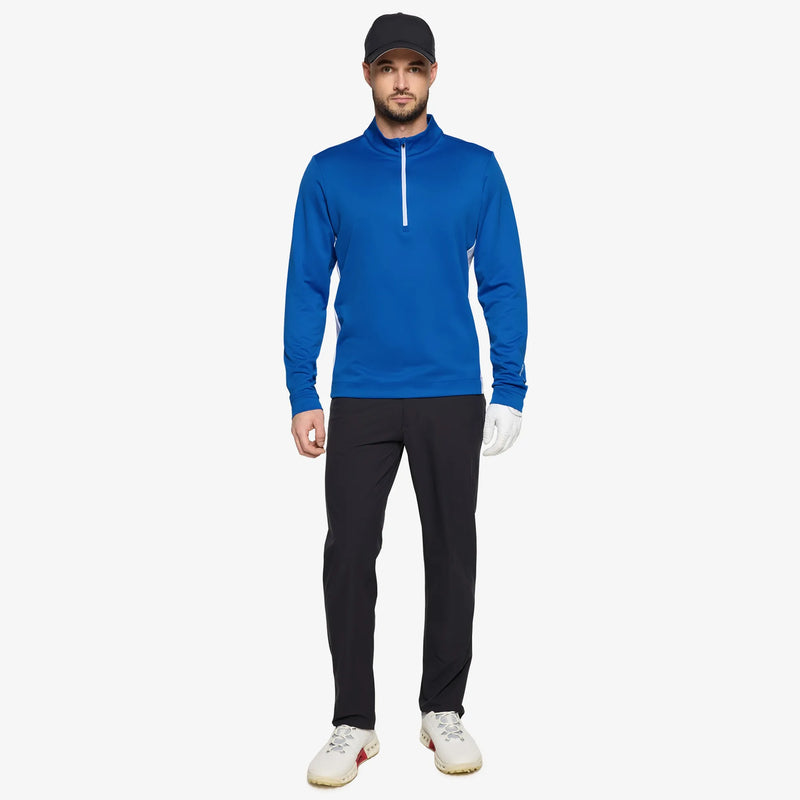 Don is a Insulating golf mid layer for Men in the color Royal Blue/White(2)