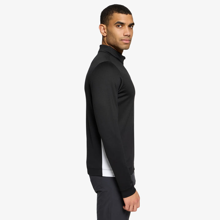 Don is a Insulating golf mid layer for Men in the color Black/White(3)