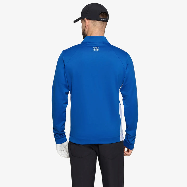 Don is a Insulating golf mid layer for Men in the color Royal Blue/White(4)