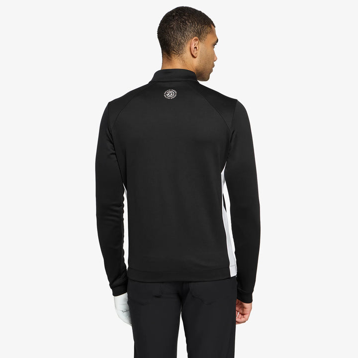 Don is a Insulating golf mid layer for Men in the color Black/White(4)