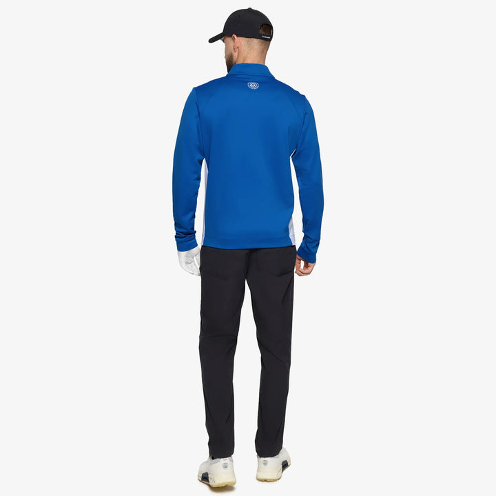 Don is a Insulating golf mid layer for Men in the color Royal Blue/White(5)