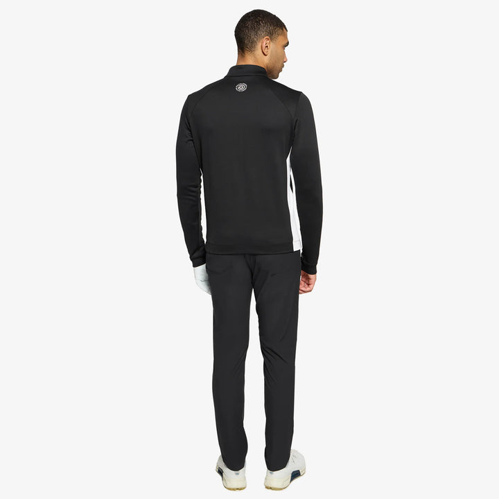 Don is a Insulating golf mid layer for Men in the color Black/White(5)