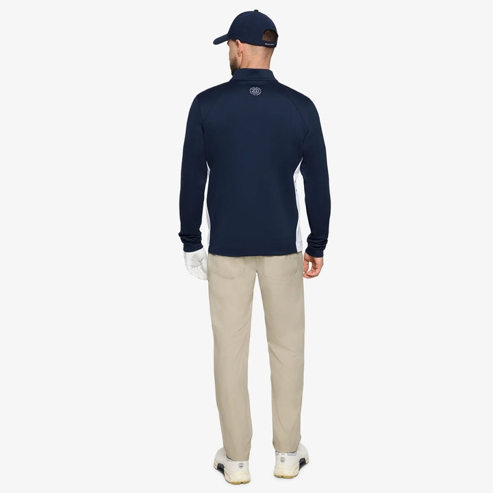 Don is a Insulating golf mid layer for Men in the color Navy/White(5)