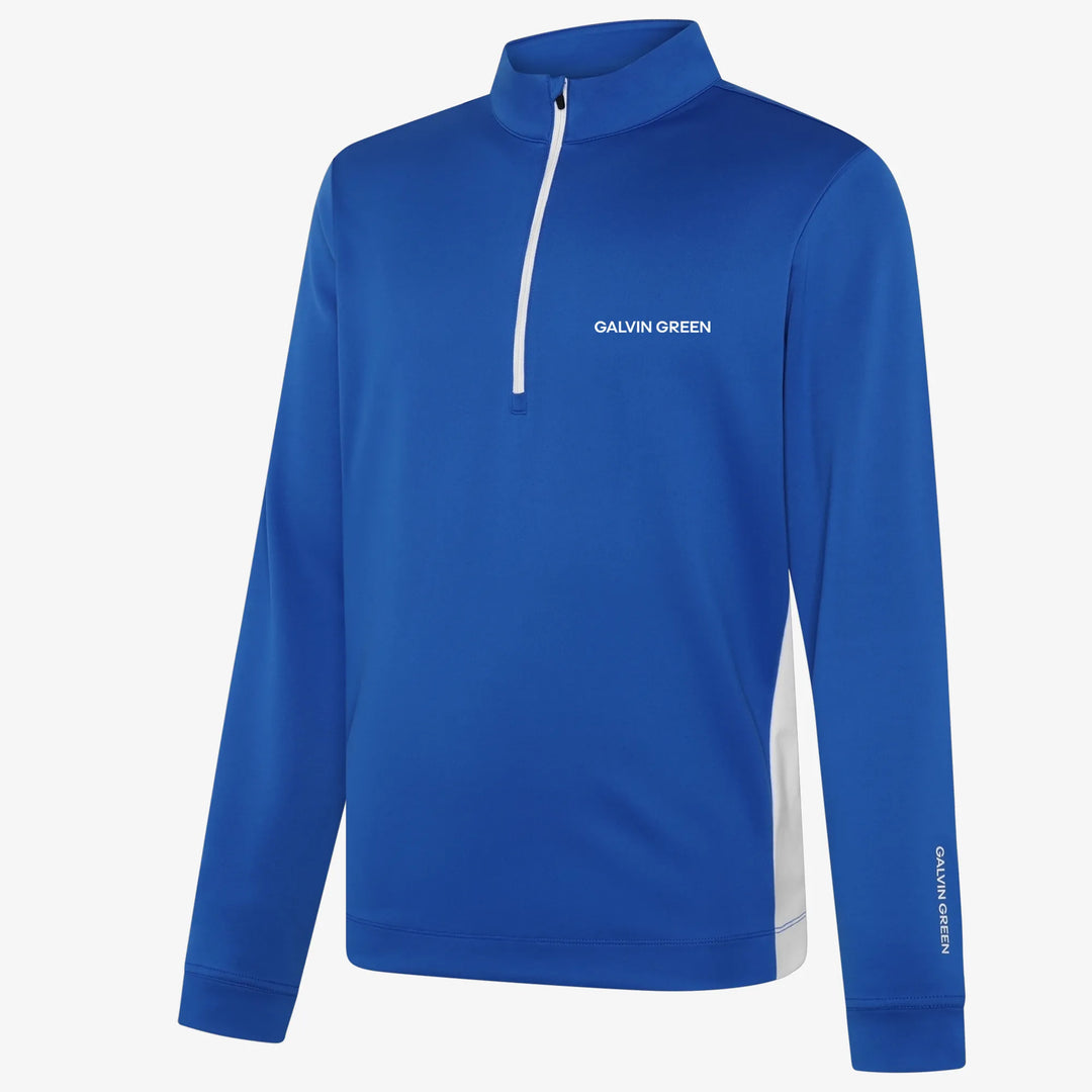 Don TOUR is a Insulating golf mid layer for Men in the color Royal Blue/White(1)