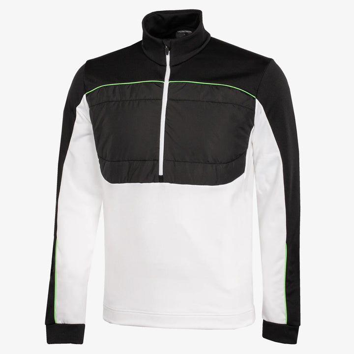 Douglas is a Insulating golf mid layer for Men in the color White/Black(0)