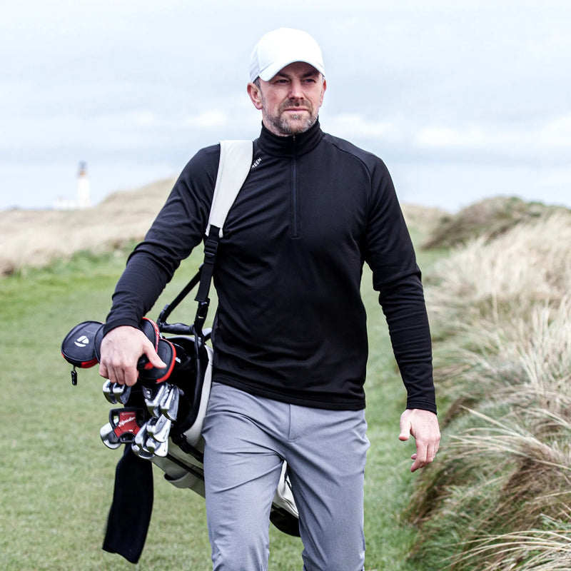 Drake is a Insulating golf mid layer for Men in the color Black(8)