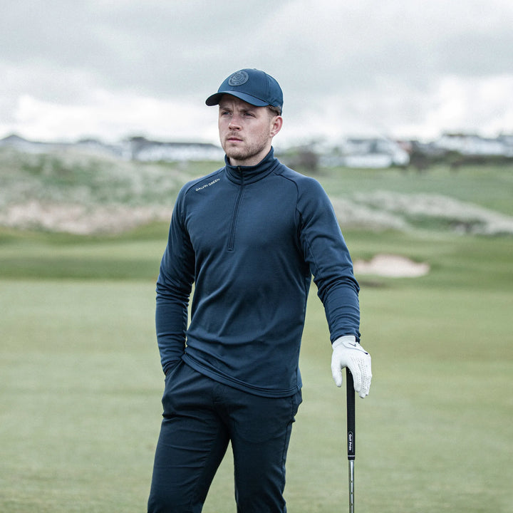 Drake is a Insulating golf mid layer for Men in the color Navy(9)