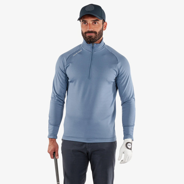 Drake is a Insulating golf mid layer for Men in the color Moonlight Blue(1)