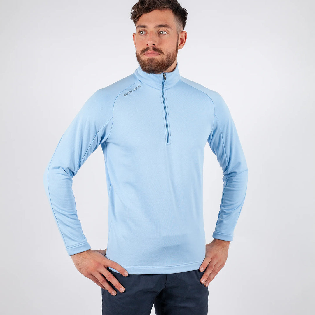Drake is a Insulating golf mid layer for Men in the color Blue Bell(1)
