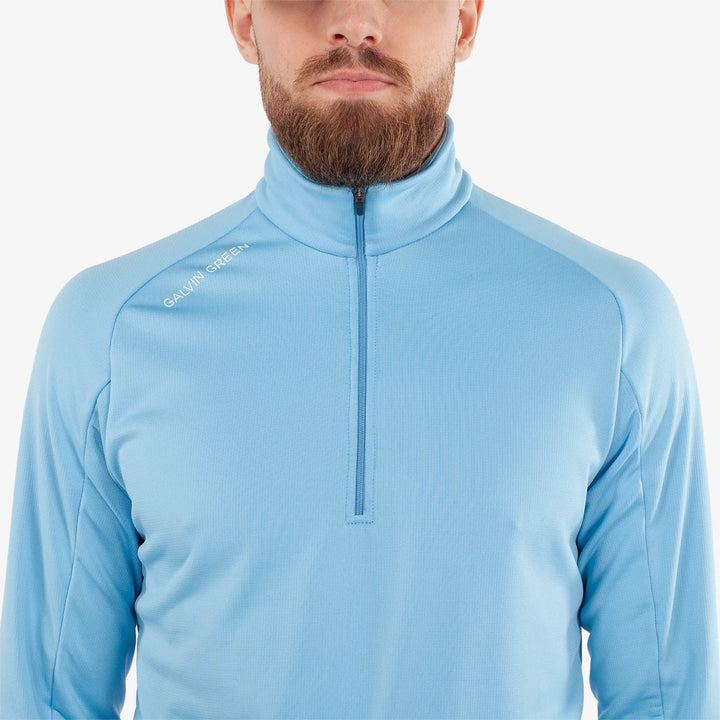 Drake is a Insulating golf mid layer for Men in the color Alaskan Blue(3)