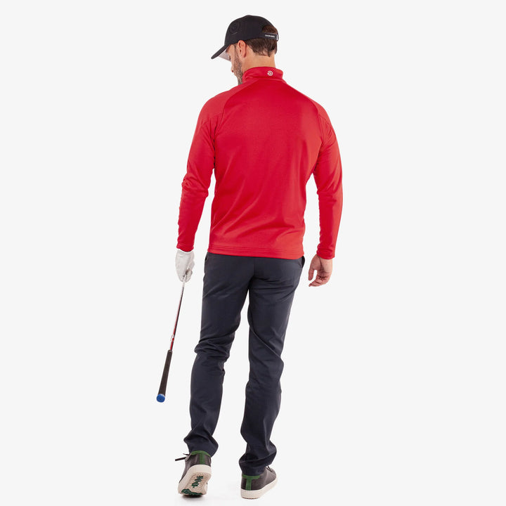 Drake is a Insulating golf mid layer for Men in the color Red(6)
