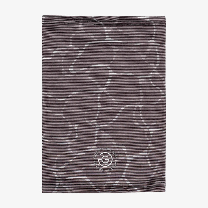 Dugan is a Insulating golf neck warmer in the color Black/Sharkskin(5)