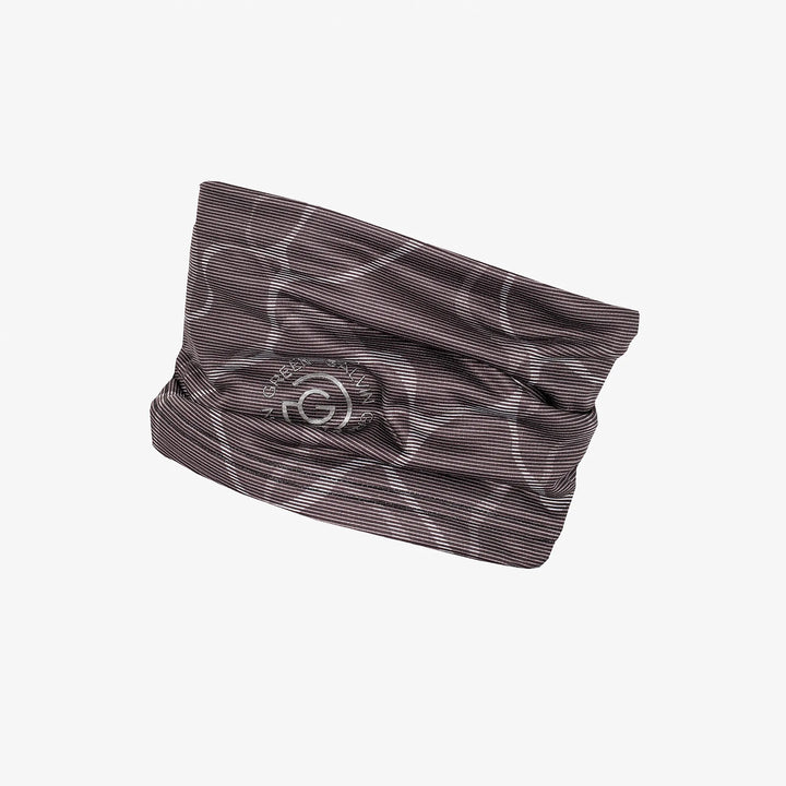 Dugan is a Insulating golf neck warmer in the color Black/Sharkskin(1)