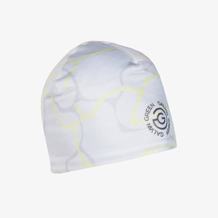 Duke is a Insulating golf hat in the color White/Sunny Lime(1)
