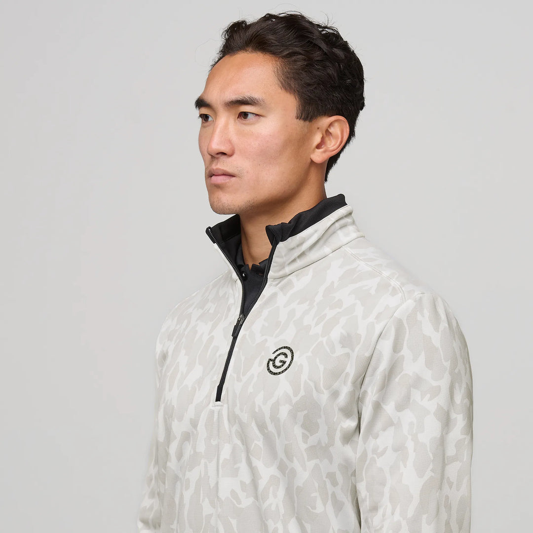 Duncan is a Insulating golf mid layer for Men in the color White(3)