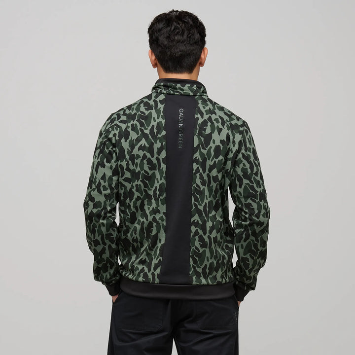 Duncan is a Insulating golf mid layer for Men in the color Duck Green(4)