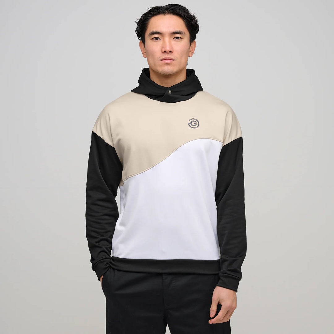 Dunn is a Insulating golf sweatshirt for Men in the color Sand/White(3)
