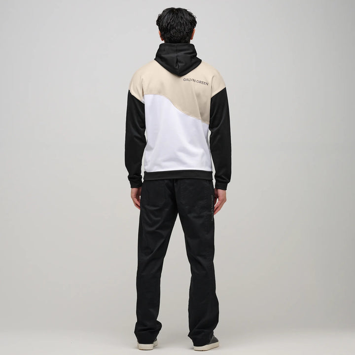 Dunn is a Insulating golf sweatshirt for Men in the color Sand/White(6)