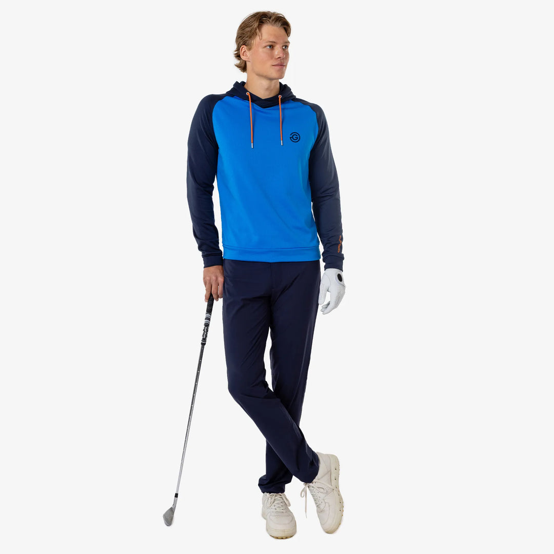 Dwayne is a Limited Insulating golf mid layer for Men in the color Blue/Navy(1)