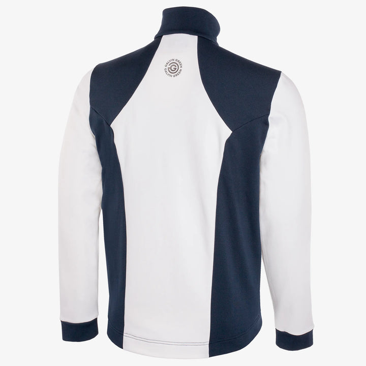 Dylan is a Insulating golf mid layer for Men in the color Navy/Red/White(5)