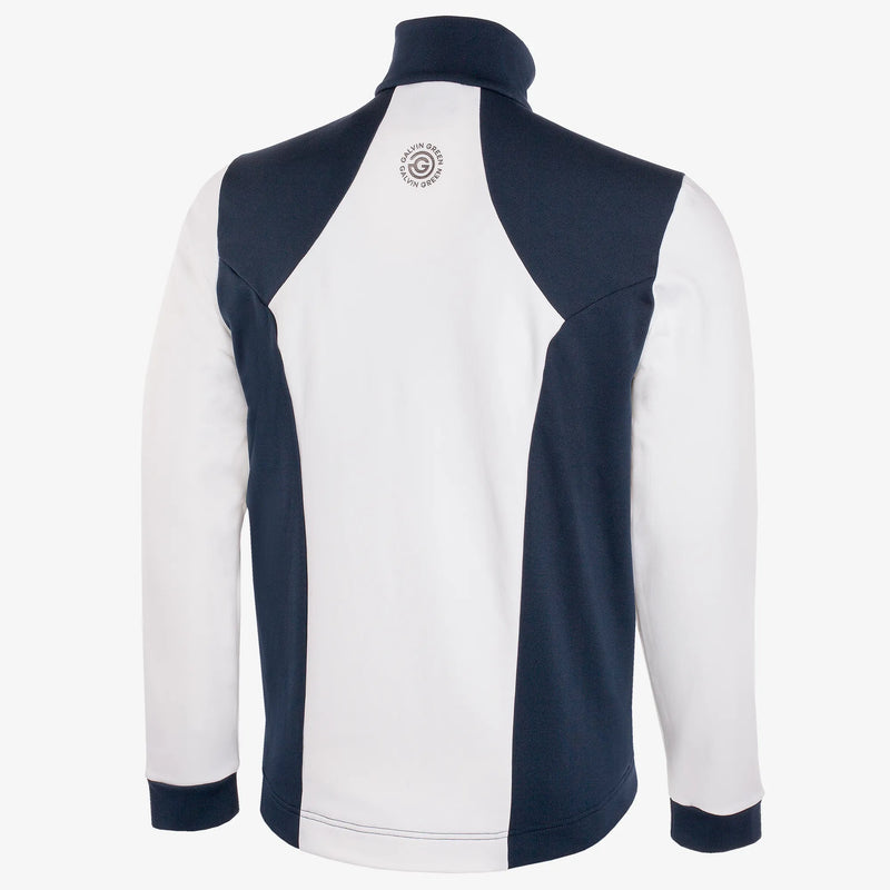Dylan is a Insulating golf mid layer for Men in the color Navy/Red/White(5)