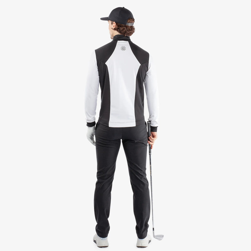 Dylan is a Insulating golf mid layer for Men in the color White/Black(7)