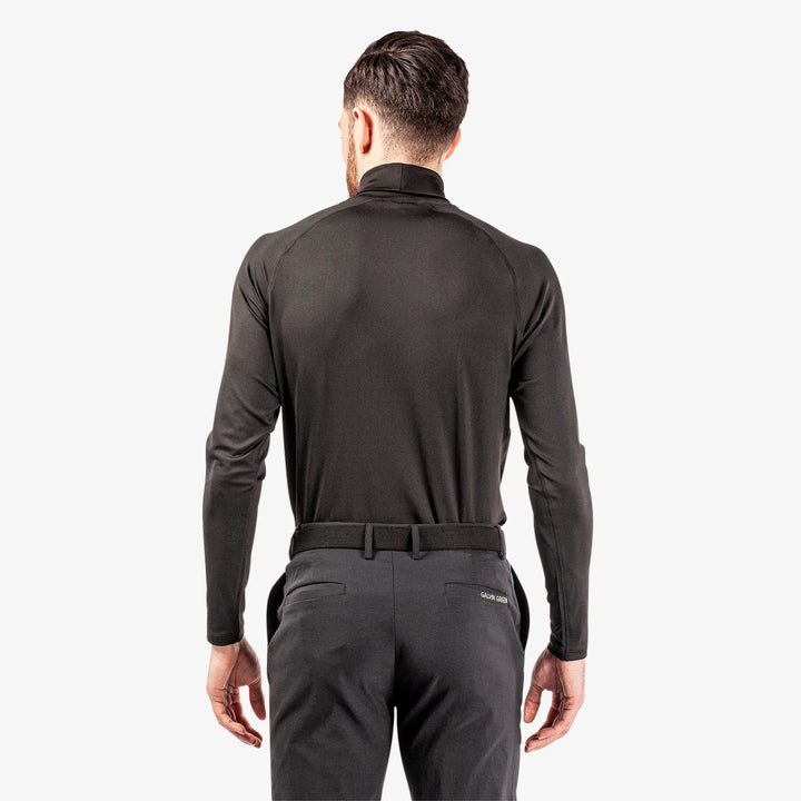 Edwin is a Thermal base layer golf top for Men in the color Black/Red(8)